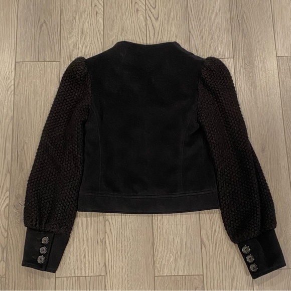 Alice Temperley Wool Blend Black Short Jacket Women’s XS Target Button Cardigan - Picture 10 of 15